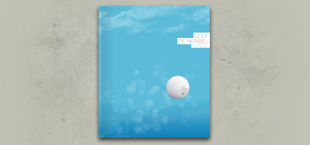 Couverture de la brochure du golf de M�ribel 2011
