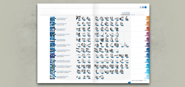 Pages sommaire du Catalogue Lindab 07
